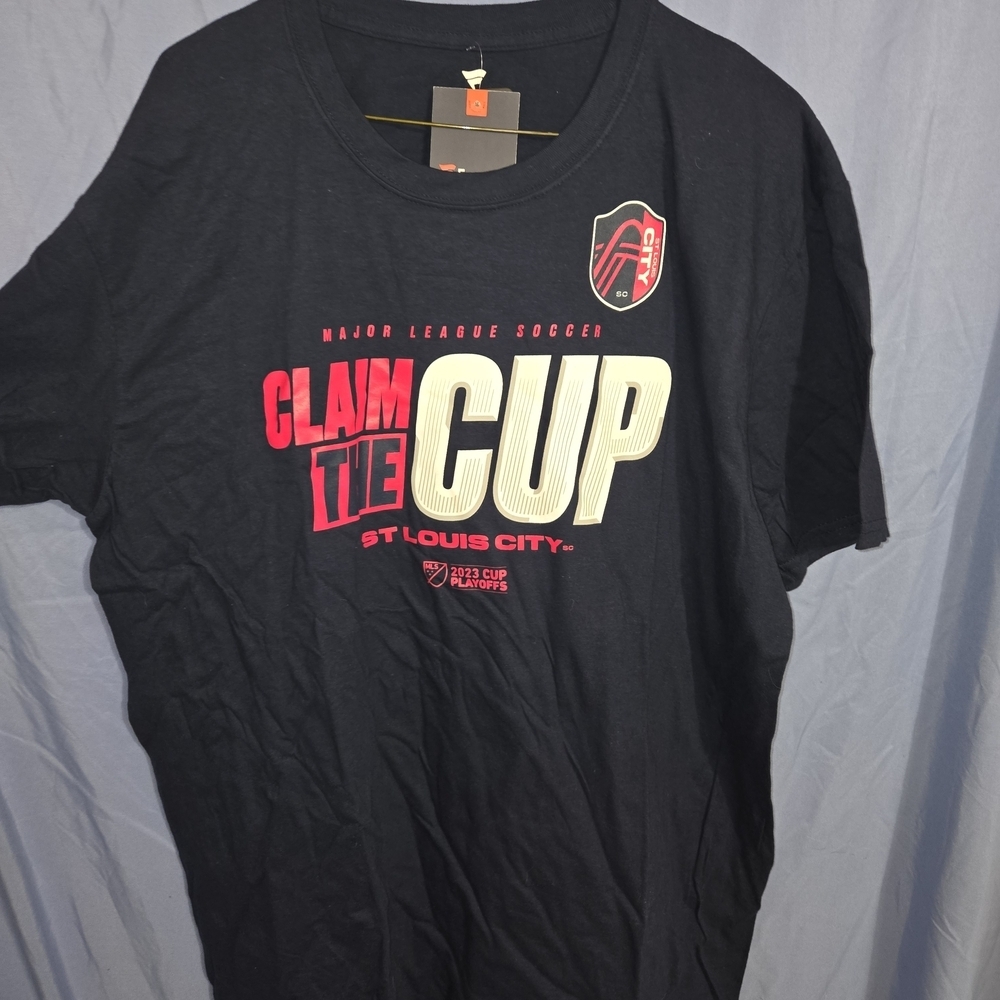 Mens Claim The Cup MLS Navy Blue T-Shirt